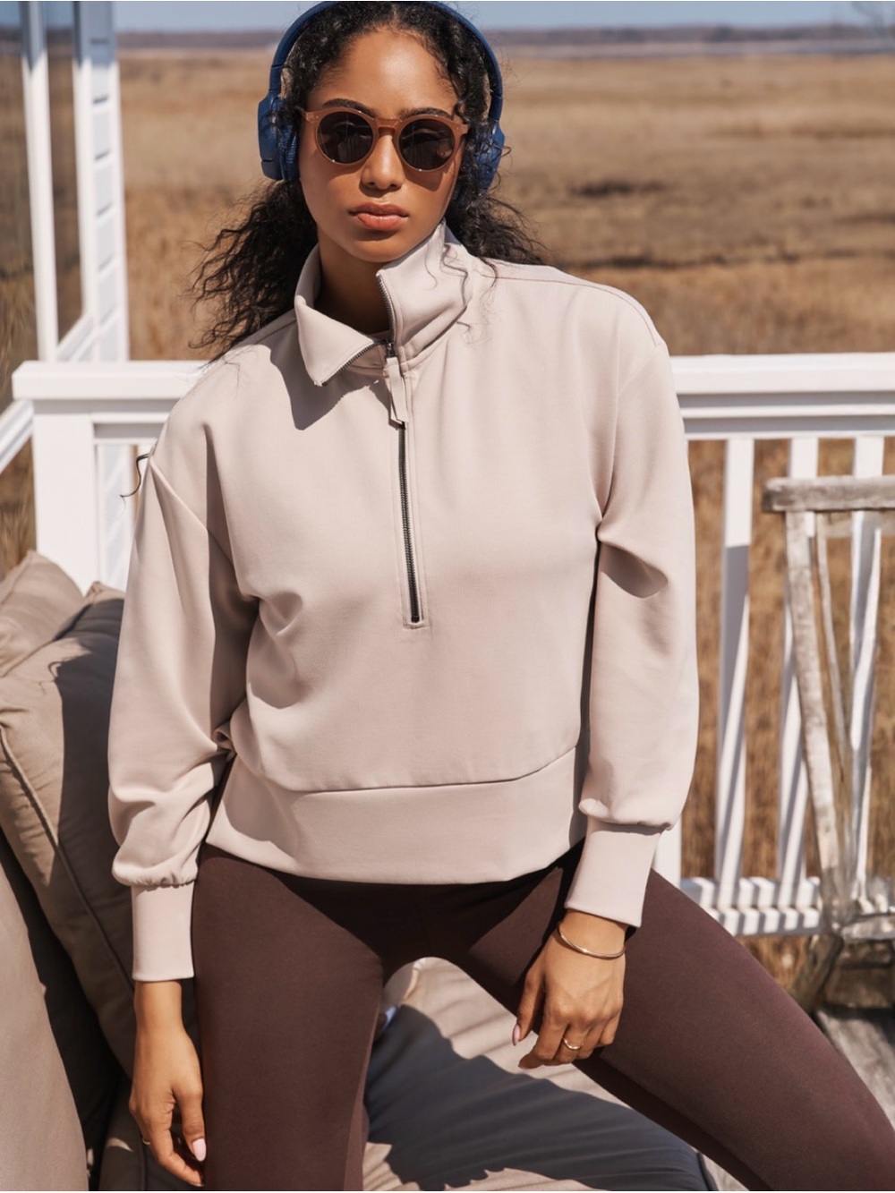 Danskin Women’s Half-Zip Sweatshirt